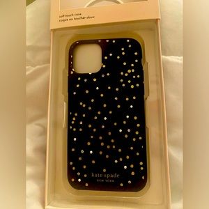 Kate Spade Protective Hardshell Case Black Disco Dots for iPhone 11 Pro Cases